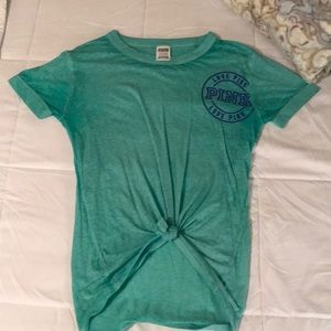 VS PINK mint green lightweight tshirt
